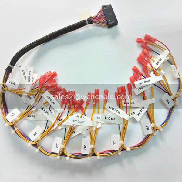 button wiring harness